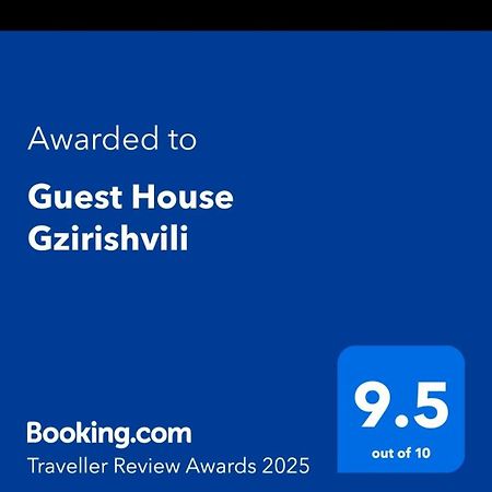 Guest House Gzirishvili Kvareli Buitenkant foto